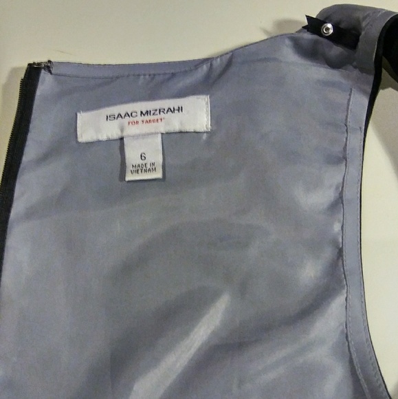 Isaac Mizrahi Woodgrain Taffeta 50's Party Dress - Picture 7 of 7